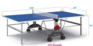 Kettler Top Star XL Weatherproof Table Tennis Table
