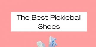 The best pickleball shoes of 2021, square, with shoe choices in circle