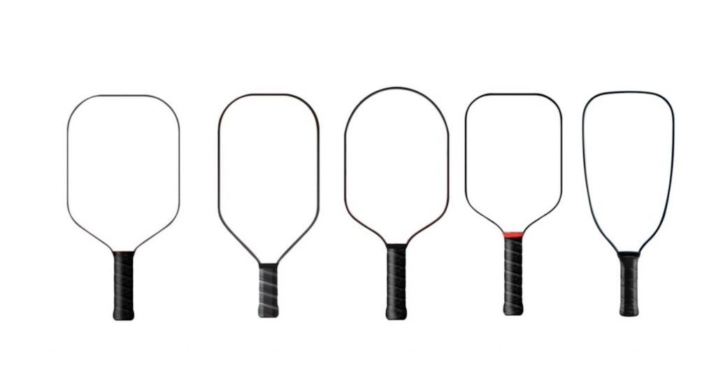 all shapes of paddles